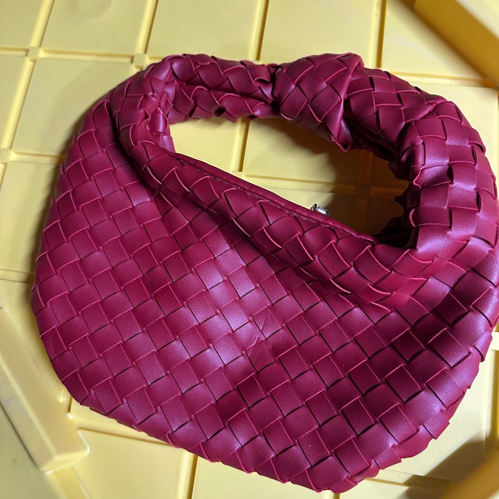 Faux leather Red bag